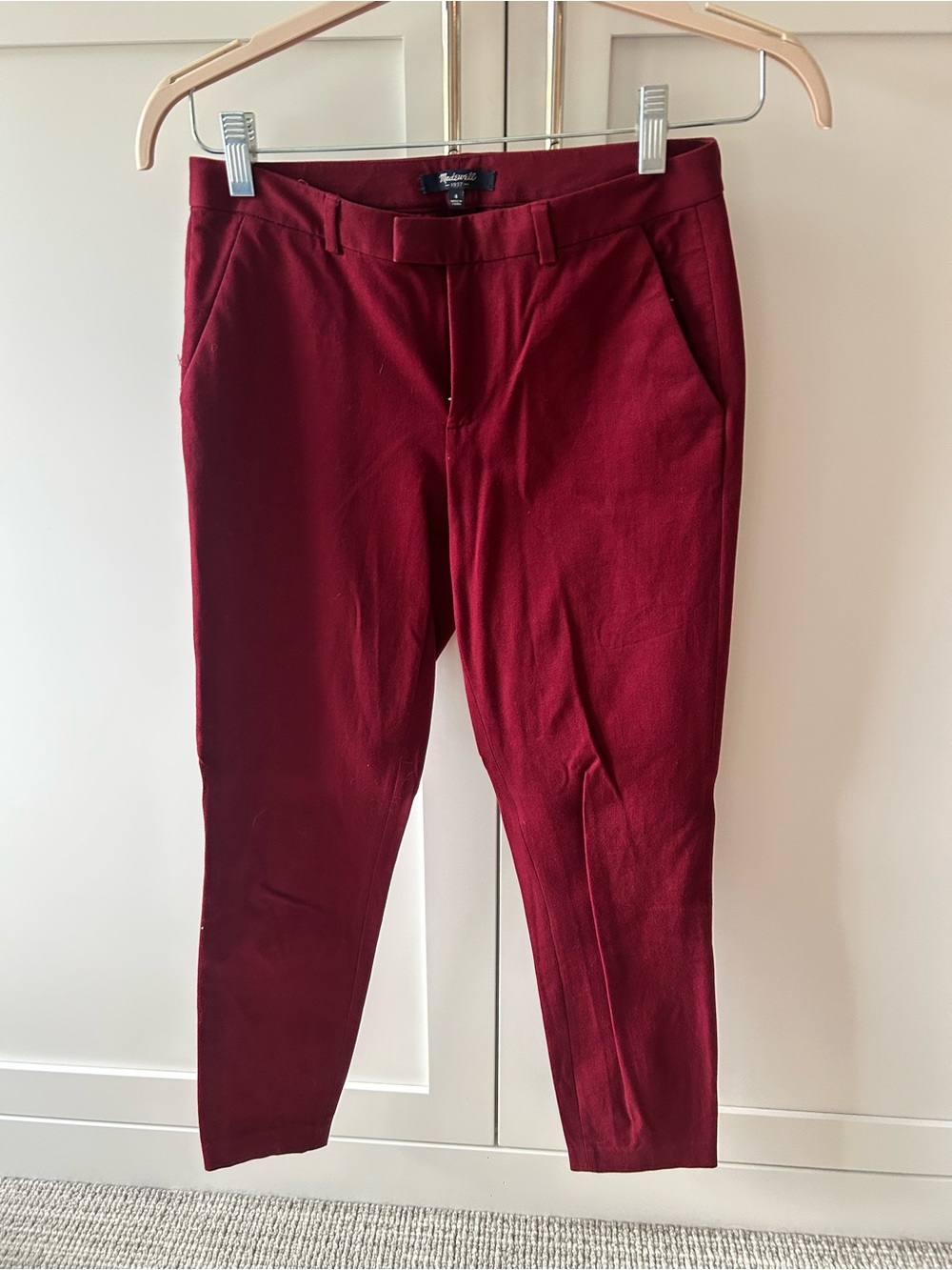 Madewell Wine Chinos - Slim Tapered Fit